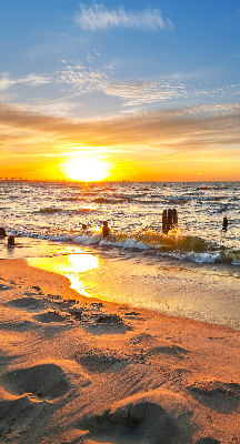 Roleta materiałowa Zachód słońca i barwy