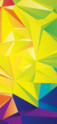 Roleta wewnętrzna na okno Wzór kolorowych origami