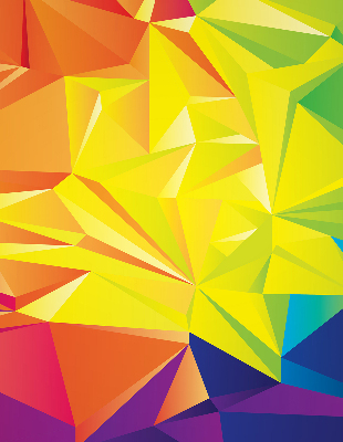 Roleta wewnętrzna na okno Wzór kolorowych origami
