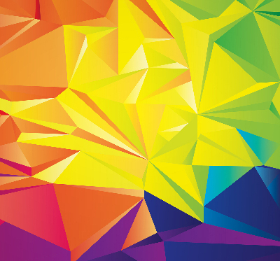 Roleta wewnętrzna na okno Wzór kolorowych origami