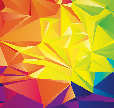 Roleta wewnętrzna na okno Wzór kolorowych origami