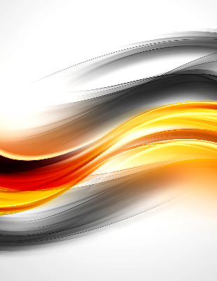 Roleta okienna wewnętrzna Pomarańczowe fale