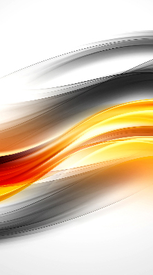Roleta okienna wewnętrzna Pomarańczowe fale