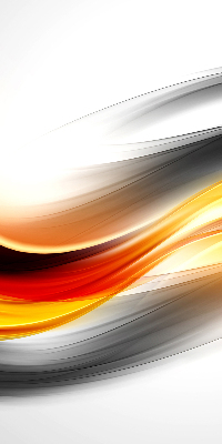 Roleta okienna wewnętrzna Pomarańczowe fale