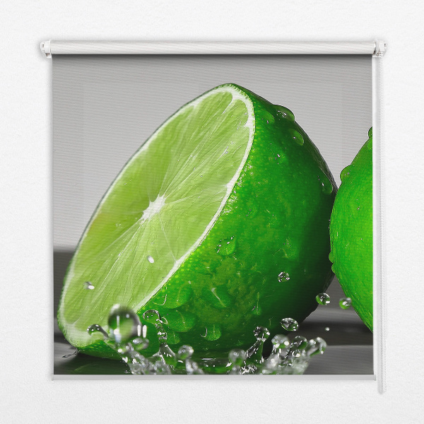 Roleta na drzwi balkonowe Limonki w wodzie