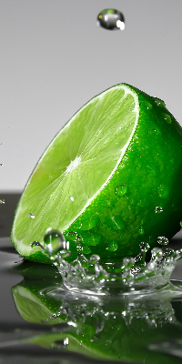 Roleta na drzwi balkonowe Limonki w wodzie