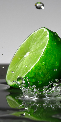 Roleta na drzwi balkonowe Limonki w wodzie