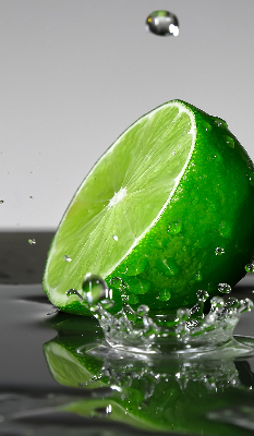 Roleta na drzwi balkonowe Limonki w wodzie