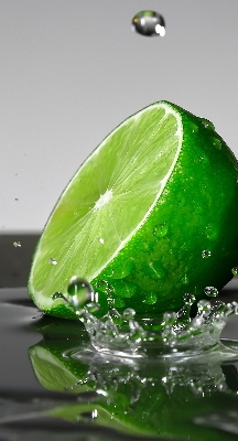 Roleta na drzwi balkonowe Limonki w wodzie