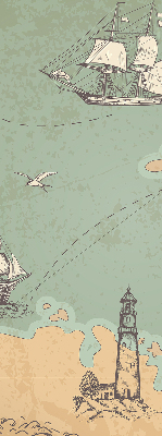 Roleta wewnętrzna Mapa oceanu