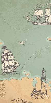 Roleta wewnętrzna Mapa oceanu