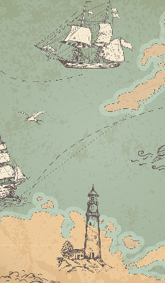 Roleta wewnętrzna Mapa oceanu