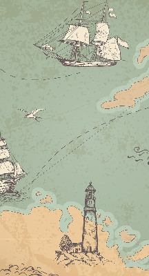 Roleta wewnętrzna Mapa oceanu