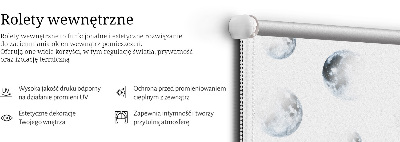 Roleta na drzwi balkonowe Księżyce