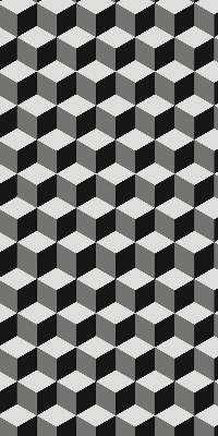 Roleta wewnętrzna na okno Kostki 3d