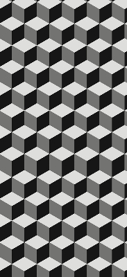 Roleta wewnętrzna na okno Kostki 3d