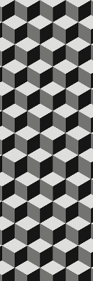 Roleta wewnętrzna na okno Kostki 3d