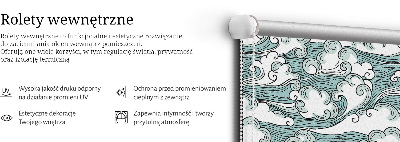 Roleta okienna wewnętrzna Chmury i wiatr