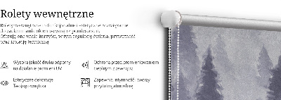 Roleta okienna wewnętrzna Mglisty las