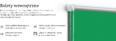 Roleta materiałowa Zielony
