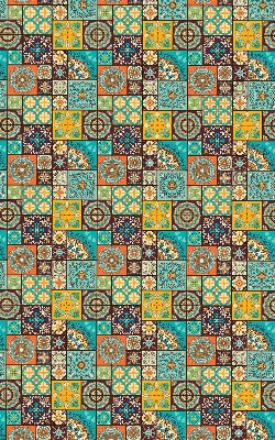 Roleta okienna wewnętrzna Kolorowa mandala