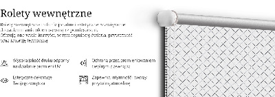 Roleta wewnętrzna Romby