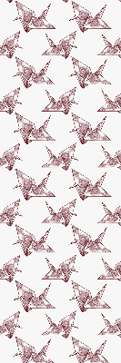 Roleta wewnętrzna na okno Łabędzie z origami