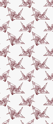 Roleta wewnętrzna na okno Łabędzie z origami
