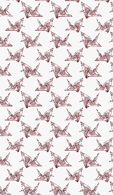 Roleta wewnętrzna na okno Łabędzie z origami