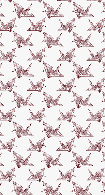 Roleta wewnętrzna na okno Łabędzie z origami