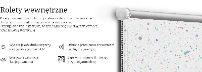 Roleta wewnętrzna Plamy farb