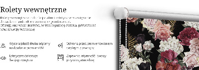 Roleta wewnętrzna Bukiet róż