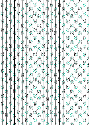 Roleta materiałowa Małe kolorowe jodły