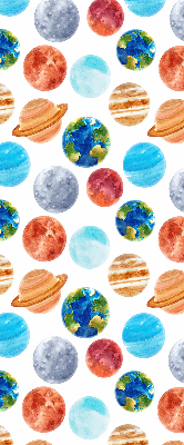 Roleta na okno z motywem planet