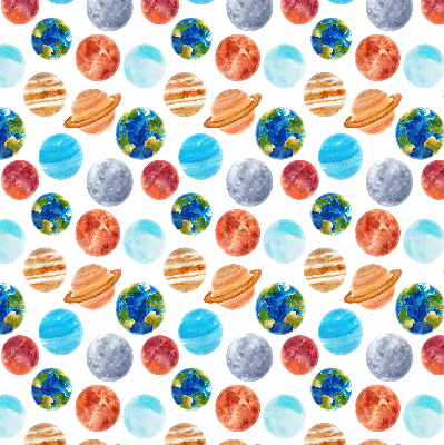 Roleta na okno z motywem planet
