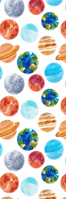 Roleta na okno z motywem planet