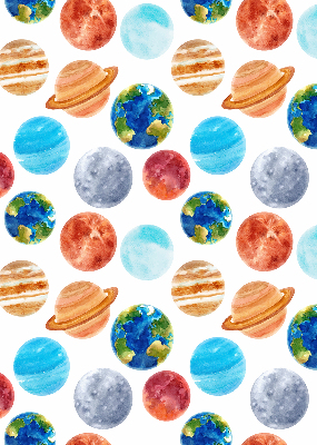 Roleta na okno z motywem planet