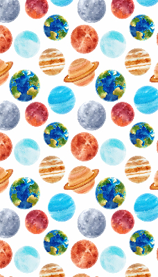 Roleta na okno z motywem planet