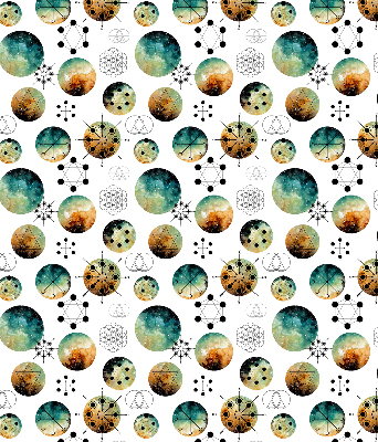 Roleta wewnętrzna na okno Kolorowe koła