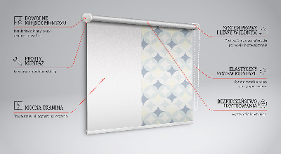 Roleta na drzwi balkonowe Kolorowe gwiazdki
