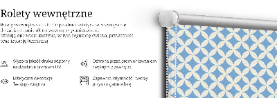 Roleta na okno Niebieskie gwiazdki
