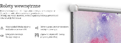 Roleta na okno Artystyczne rozlanie farb