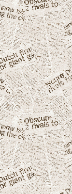 Roleta na drzwi balkonowe Gazety