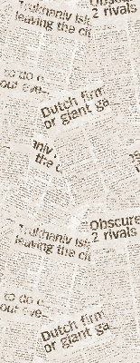 Roleta na drzwi balkonowe Gazety