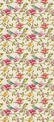 Roleta wewnętrzna na okno Ptaki na kwiatach