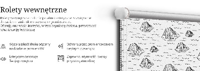 Roleta na drzwi balkonowe Rysowane statki