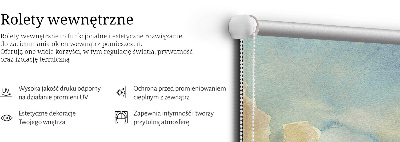 Roleta okienna wewnętrzna Kolorowe niebo