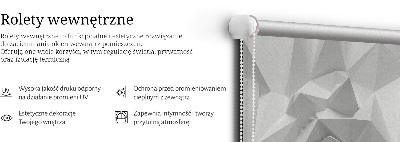 Roleta okienna wewnętrzna Papierowa ściana 3d