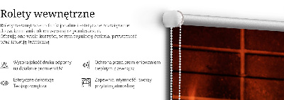 Roleta na okno Kominek