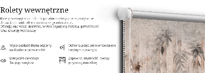 Roleta okienna wewnętrzna Liście
